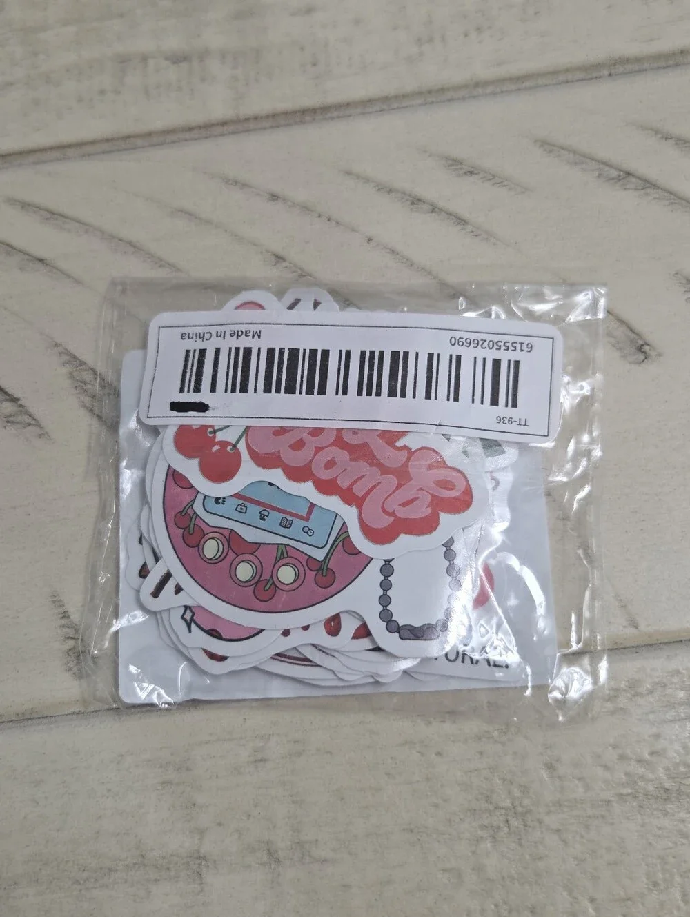 Lot of 30 Cherry Aesthetic Vinyl Stickers Pack - Coquette Y2K Variety, NEW